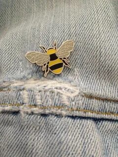 Image result for bumble bee aesthetic Pin and patches, Ename