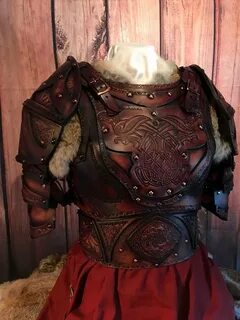 cc upper 2018 Leather armor, Viking costume, Larp costume