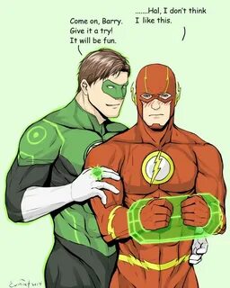 Barry Allen & Hal Jordan : Photo Green lantern, Green lanter