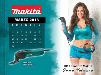 Señorita Makita 2013 (Anna Valencia) ::: Marzo (March) Calen