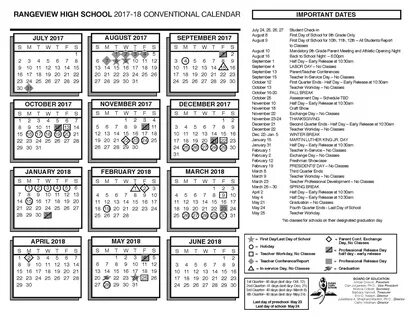 Spotsylvania County School Calendar 2018-2019 Print For Free