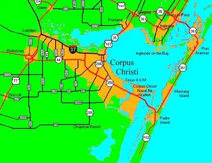 Corpus Christi Map - ToursMaps.com ®
