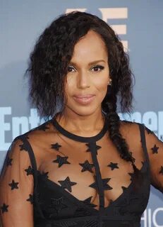 Kerry Washington Proves How Glam a Messy Side Braid Can Be S