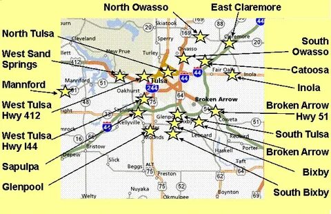 Tulsa Metro Map - ToursMaps.com ®