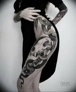 The snake tattoo meaning: sense, features, photo drawings, s