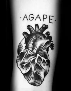 30 Agape Tattoo Designs für Männer - höchste Form der Liebe 