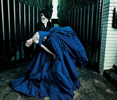Dramatic portraits are recommended—Dita Von Teese in the purple Vivienne We...
