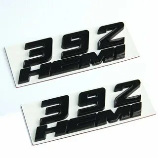 Yoaoo ® New Black 392 Hemi Emblem Badge Alloy Decal 3d Logo 