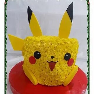 Imagem relacionada Pokemon birthday party, Pikachu cake, Pok