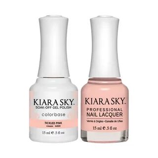 Kiara Sky Gel Polish + Nail Lacquer, GN 523, Tickled Pink, 0