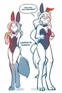 Bunny Girls Furry drawing, Anthro furry, Anime furry