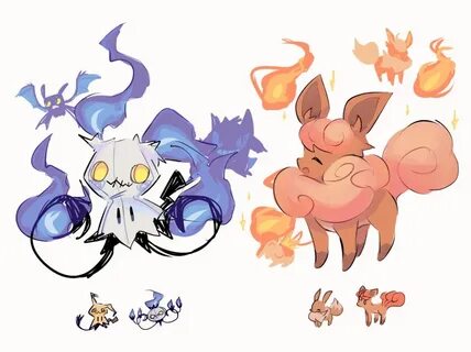 charamells on Twitter Pokemon fusion art, Pokemon breeds, Po