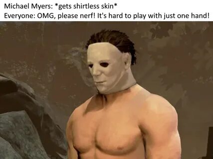 Myers is hard to play with one hand Shirtless Myers / Daddy 
