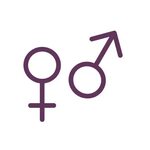 Gender Icon - Download in Colored Outline Style