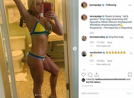 RHOCs Tamra Judge 52 posts bikini selfie slams Emily Simpson