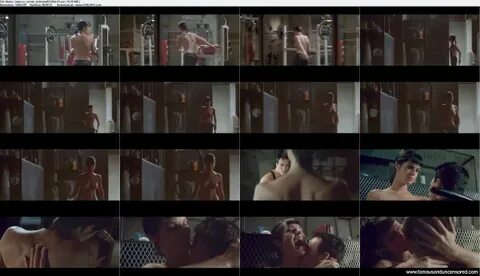 Rebecca Romijn Rollerball Sauna Gym Topless Celebrity Female
