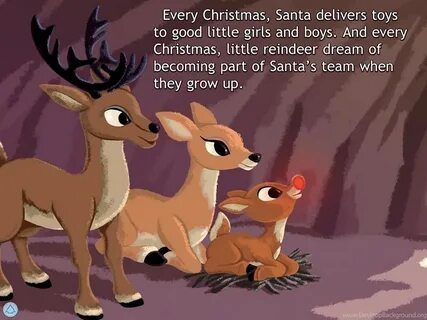 Rudolph The Red Nosed Reindeer Wallpaper Images Desktop Back