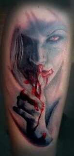 Vampire vamp tattoo Vampire tattoo, Vampire tattoo designs, 