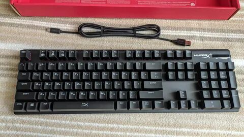 Клавиатура HyperX Alloy Origins механическая (черный) HX-KB6