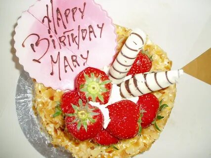 Mary's cake Happy birthday Mary!! chowen Flickr