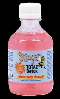 Stinger Total Detox 1 Hour Pink Lemonade Cleanse 8 oz with 6