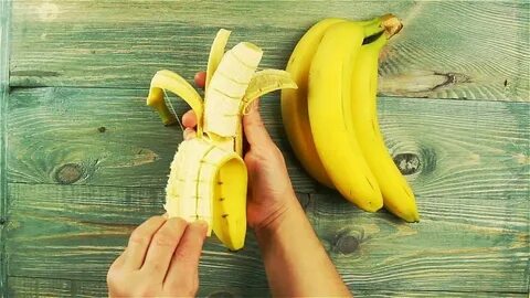 Как нарезать банан до его очистки: хитрый способ, который я 