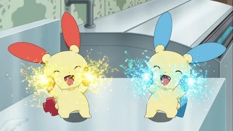 Plusle e Minun: cheerleader elettrici