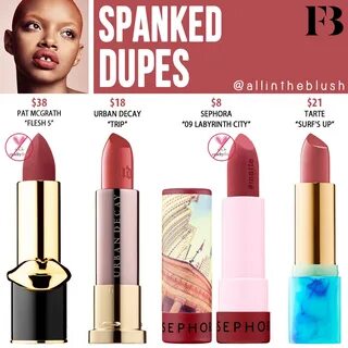 Fenty Beauty Spanked Mattemoiselle Plush Matte Lipstick Dupe