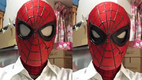 This Cool Spider-Man Mask Has Functional Shutter Lenses - Ge