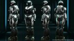 Halo Reach - Female Kat armor for XNALara / XPS Halo, Halo r