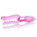 8.7 Inches PVC Double Penetration Vibrating Dildo For Sex Ma