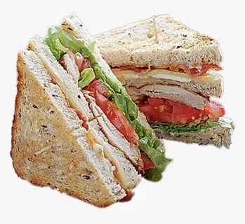 Marinated Chicken Club Sandwich, HD Png Download , Transpare