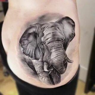 elephant tattoo Artist: Anastasiya Bortnik 🌍 www.holytrinity