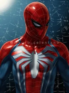 Advanced x Resilient suit by Mauro Celentano Spiderman art, 