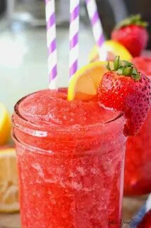 Strawberry Lemonade Vodka Slush Recipe Vodka slush, Strawber