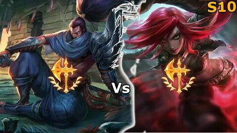 Katarina vs Yasuo - YouTube