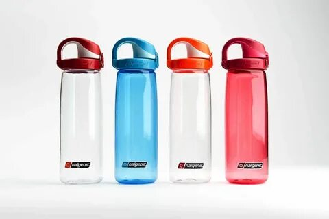 Nalgene On-The-Fly water bottles. Made with Eastman Tritan c