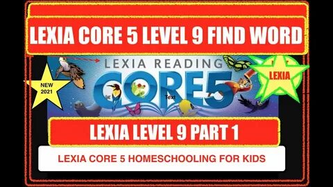 Lexia core 5 level 9 completion tip Lexia level 9 finding wo