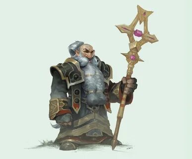 ArtStation - Dwarf Priest, Dave Greco Character art, Fantasy