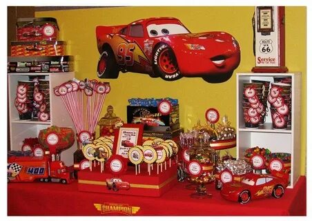 Cars candy buffet Table by The Candy Brigade Car themed part