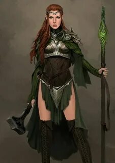 Twitter Warrior woman, Elves fantasy, Female elf