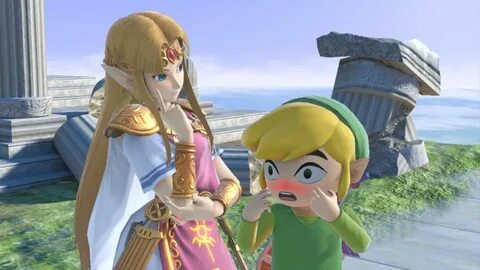 SSBU: Zelda and Toon Link Smash bros funny, Smash bros, Nint