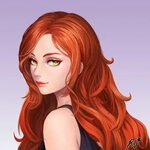 Pin by Виктория on Рыжее Anime red hair, Red hair green eyes