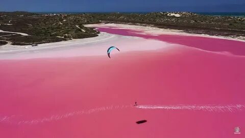 Las impresionantes imágenes de la práctica de kite surf en u