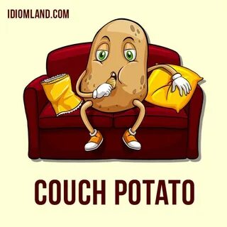 Hi there! 😃 Our #idiom of the day is "Couch potato", which m