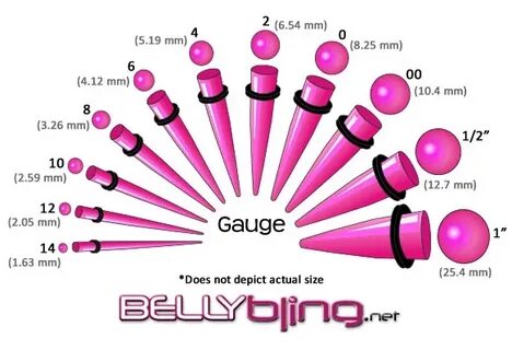 Gauges sizes Gauges size chart, Ear gauge sizes, Ear gauges