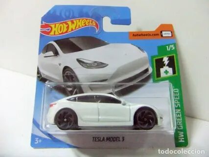 tesla model 3 blanco - hot wheels mattel hw gre - Acheter Vo