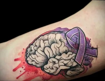 Татуировки ко Дню больных эпилепсией (фиолетовый день) - 26 