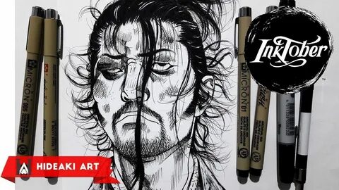 Speed Drawing Honiden Matahachi Vagabond INKTOBER Day 5