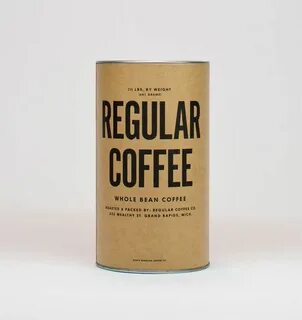 Regular Coffee Packaging Кофейная упаковка, Дизайн упаковки,